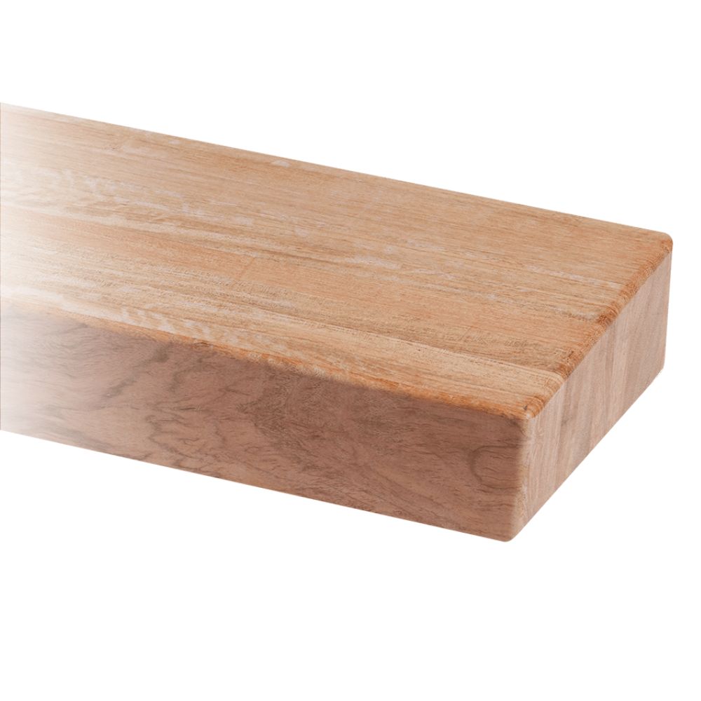 2.5" Thick Brazilian Cherry Stair Treads Handcrafted in the USA Tom