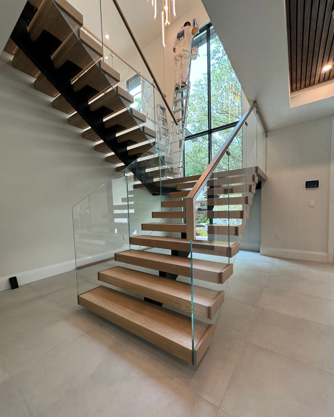 Custom Stair Treads in El Cid – Tom Fiello